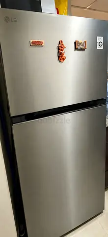 LG Top Mount Freezer Refrigerator With Smart Inverter GN-B522PLGB 395L Platinum Silver