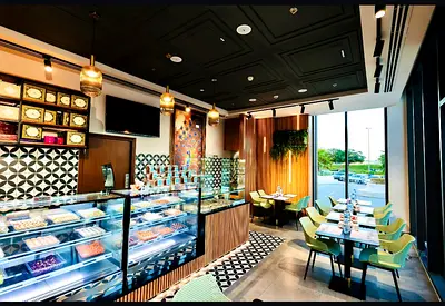 Fully Fitted Indian Restaurant with Display Counters and Seating — Ready to Operate