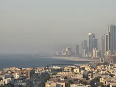 For annual rent the most luxurious two bedroom apartment in Al Qulaya with a full sea view huge area