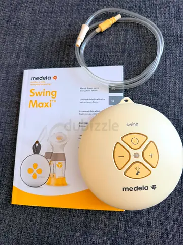 Medela Swing Maxi Electric Breast Pump with Tubing and batteries