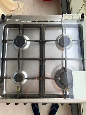 Used 4-Burner Stainless Steel Gas Hob - Good Working Condition