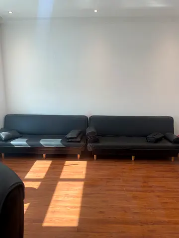 Rotating chairs , meeting tables , big screen , disk , reception , sofa bed , all same like new