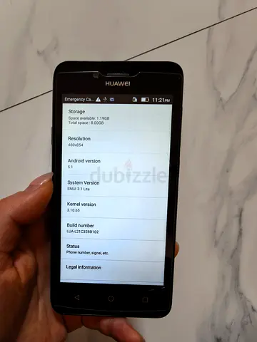 Huawei smartphone - Android 5.1, EMUI 3.1 Lite,Dual SIM -Spare Phone