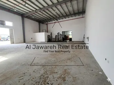 Annual rent: Showroom with a spacious warehouse, located on the main street in Umm Al Quwain