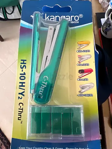 Kangaro C-Thru HS-10 Mini Stapler with Staples (New, Sealed)