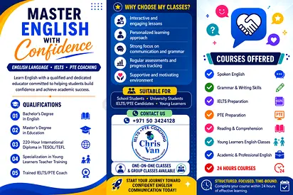 Licensed English Tutor | Online  Home Classes