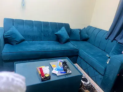 Urgent sale Sofa and single bed with mattress