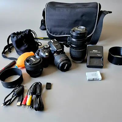 Nikon D5300 | 3 Lenses+Full Acessories Bundle