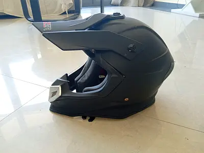 Matte Black Full-Face MTB/Downhill Helmet - Size L