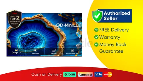 TCL 55 inch Android Smart QLED Mini LED TV - 4K ● Brand New | 1 Year Warranty | FREE Delivery