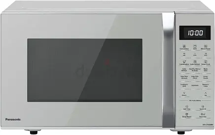 Panasonic Countertop Microwave Oven - Clean Silver, Good Working Condition