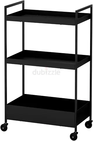 Ikea Black Metal Trolley