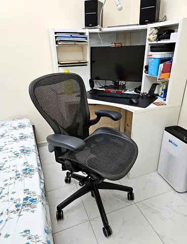 Herman miller Posture fit support for your back Size B(Medium) Classic Aeron Forward and Rear Tilt,A