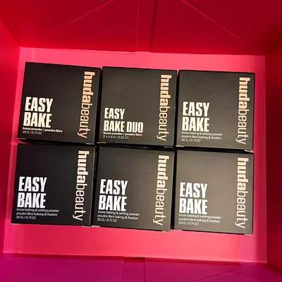 Huda Beauty Easy Bake Pressed Powder -  loose baking  setting powder - 13 shades