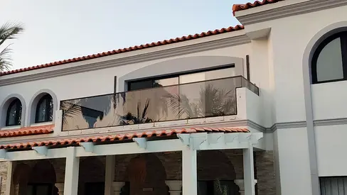 Glass Balcony Railing Panels (Tempered) - Modern Design