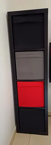 2 IKEA 1x4 bookshelf