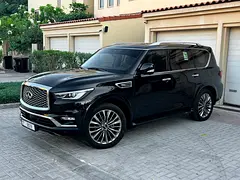 2021 Infiniti QX80 Luxury V8 5.6L, GCC Specs, Original Condition, Full Option, No Accident, 2 Keys
