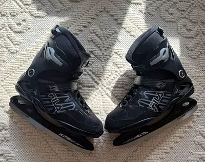 Pair of Fila Adjustable Ice Skates - Size 43.5
