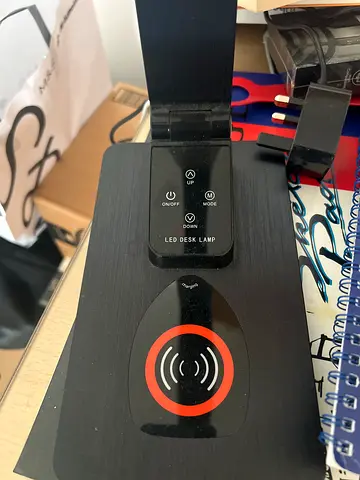 LED Desk Lamp with Wireless Charging Pad - Used