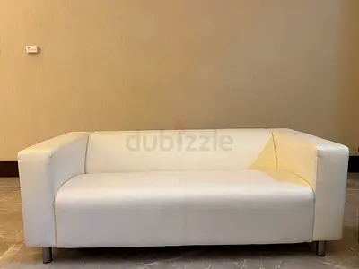 White leather Sofa
