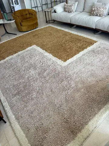 West Elm Large Neutral $%! Rug - Beige  Brown, bought a year ago 250x360cm