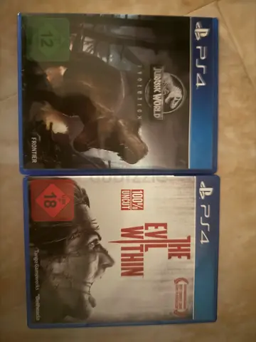 Jurassic World Evolution and The Evil Within for PS4