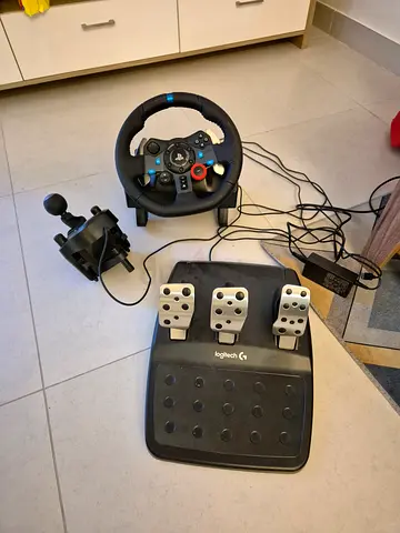 Logitech G27 Racing Wheel with Pedals and Shifter - Good Working Condition