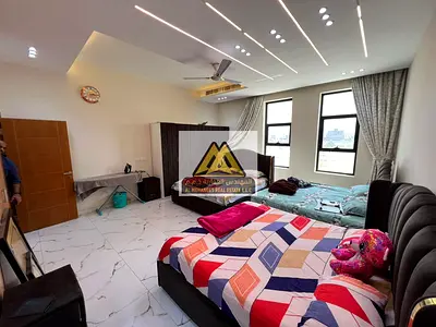 Fully Furnished Ultra Luxurious 5BR Master Villa For Sale In Al Bahia Ajman Situated On The Main Road Featuring Massive Plot Area 4200 Sqft, Maid's Ro