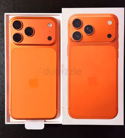 iPhone 17 Pro Max 256GB Cosmic Orange 100% Battery Full Box