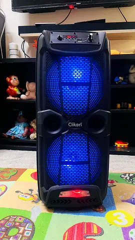 Clikon Portable Bluetooth Speaker with LED Lights - Good Condition