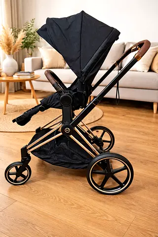 Cybex priam rose gold luxury stroller and seat pack