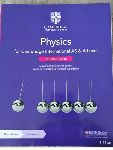 Cambridge Physics Coursebook for Cambridge International AS  A Level (Third Edition) - Coursebook