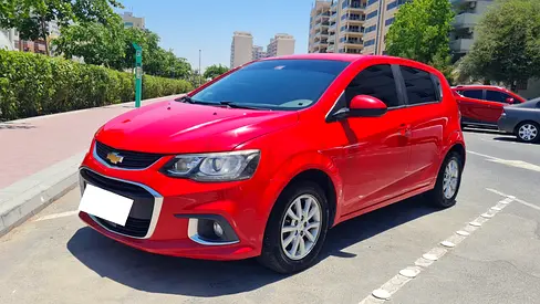 2019 Chevrolet Aveo LT | GCC Specs | Full Options Lady Driven Alloy Wheels