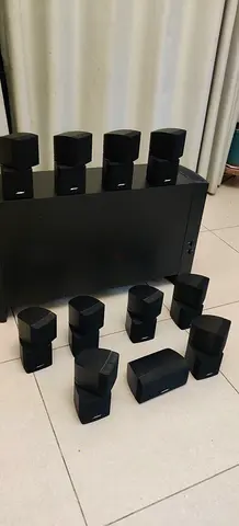 Bose Aquatimas 16 full set upgrated to 7.1.4 Dolby Atmos configuration, wires and wall bracket