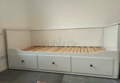 IKEA Hemness Daybed With 2 Mattress with 3 Under-Seat Drawers - Good Condition