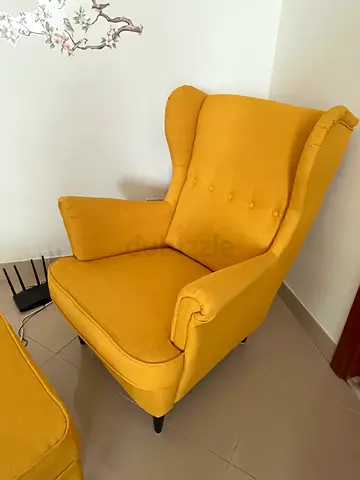 Mustard Yellow Accent Armchair - Good Condition