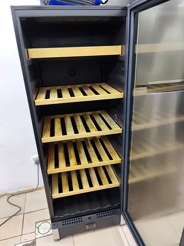 Vestfrost latest model 147 bottle wine fridge dual temperature wine cooler