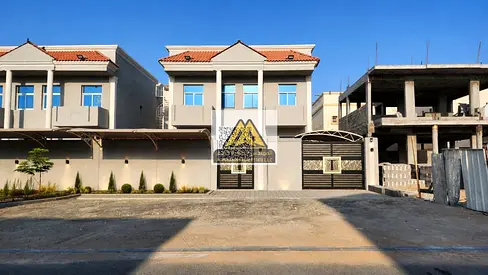 Spacious family villa for rent in Al Zahia with ample space and elegant finishes, including a separate majlis and maid's room.