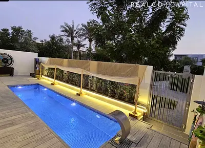 Luxury 4-Bedroom Townhouse with Private Pool | Landscaped Unit | Elan, Tilal Al Ghaf | 4 Bed + Maid