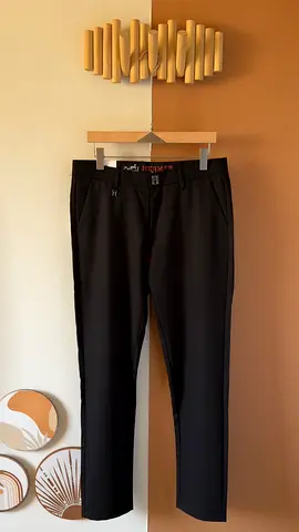 Hermes Black slim fit dress pants