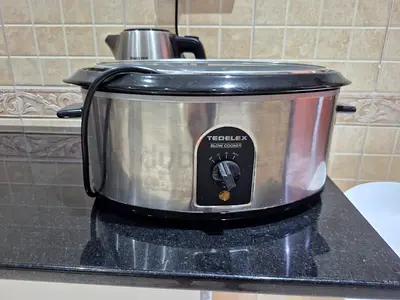 Tedilex Slow Cooker - Stainless Steel, Used