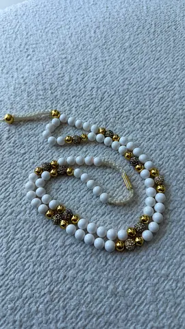 White Beaded Necklace
