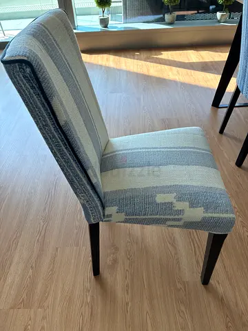 5 Andrew Martin chairs. Elegant silhouette,premium upholstery,comfortable and supportive. Gently use