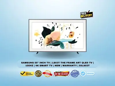 Samsung 55 Inch TV | LS03T The Frame Art QLED TV | 100Hz | 4K Smart TV | New | Warranty | 55LS03T