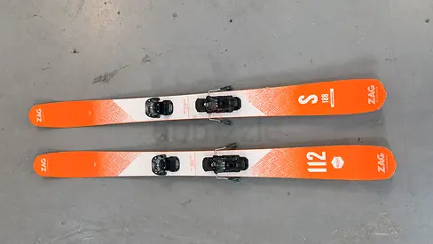 Used ZAG All-Mountain Skis with Bindings - Size 168cm