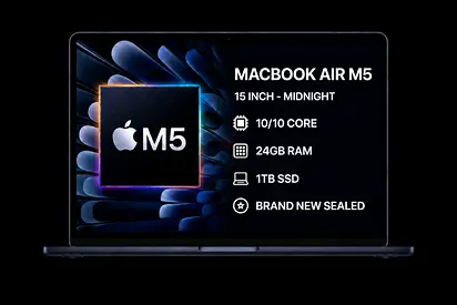 MacBook Air M5 15” Midnight 24GB RAM 1TB SSD