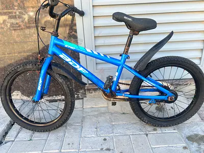 Blue BDF kids 18-inch bicycle - used