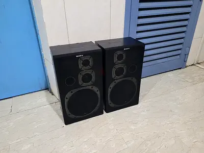 2 Pcs. Sony Passive Bass Reflex Speaker System (6 ohms, 120 watts) in excellent working condition