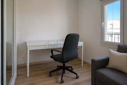 Study desk from ikea, white