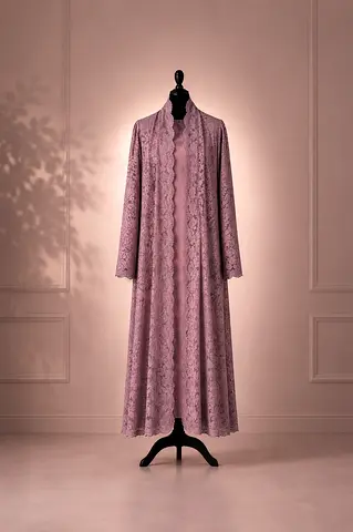 ✨ New Arrival | Rosé Lace Abaya ✨
Limited pieces available — DM now to reserve yours before it gone